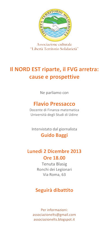 invito IL NORD EST riparte, il FVG arretra: cause e prospettive